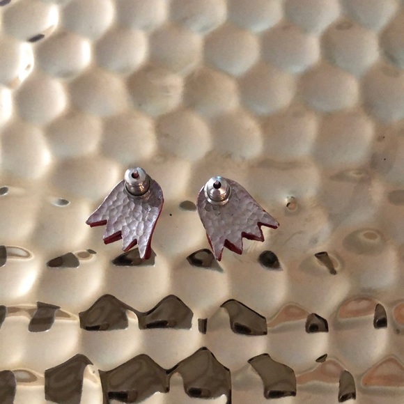 3/$10 Red PAC-MAN Earrings - Picture 3 of 4